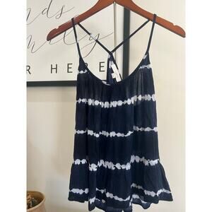 Tye-dye Y Back Flowy Tank